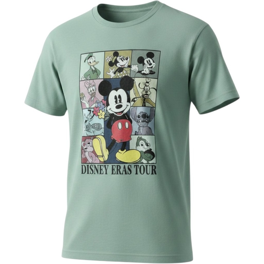 Disney Eras Tour Mickey‎ Mouse Friends Gray Graphic T-Shirt Bella Canvas 2XL